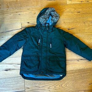 Land’s End dark, green ski jacket size 5/6